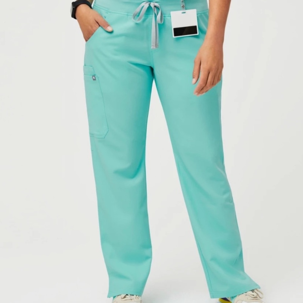 Sea foam fig cargo pants